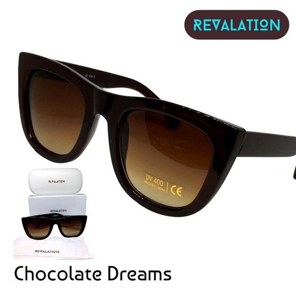 REVALATION UNISEX Sunglasses European Designer Style UV 400 CE Case Cloth Boxed main image 8